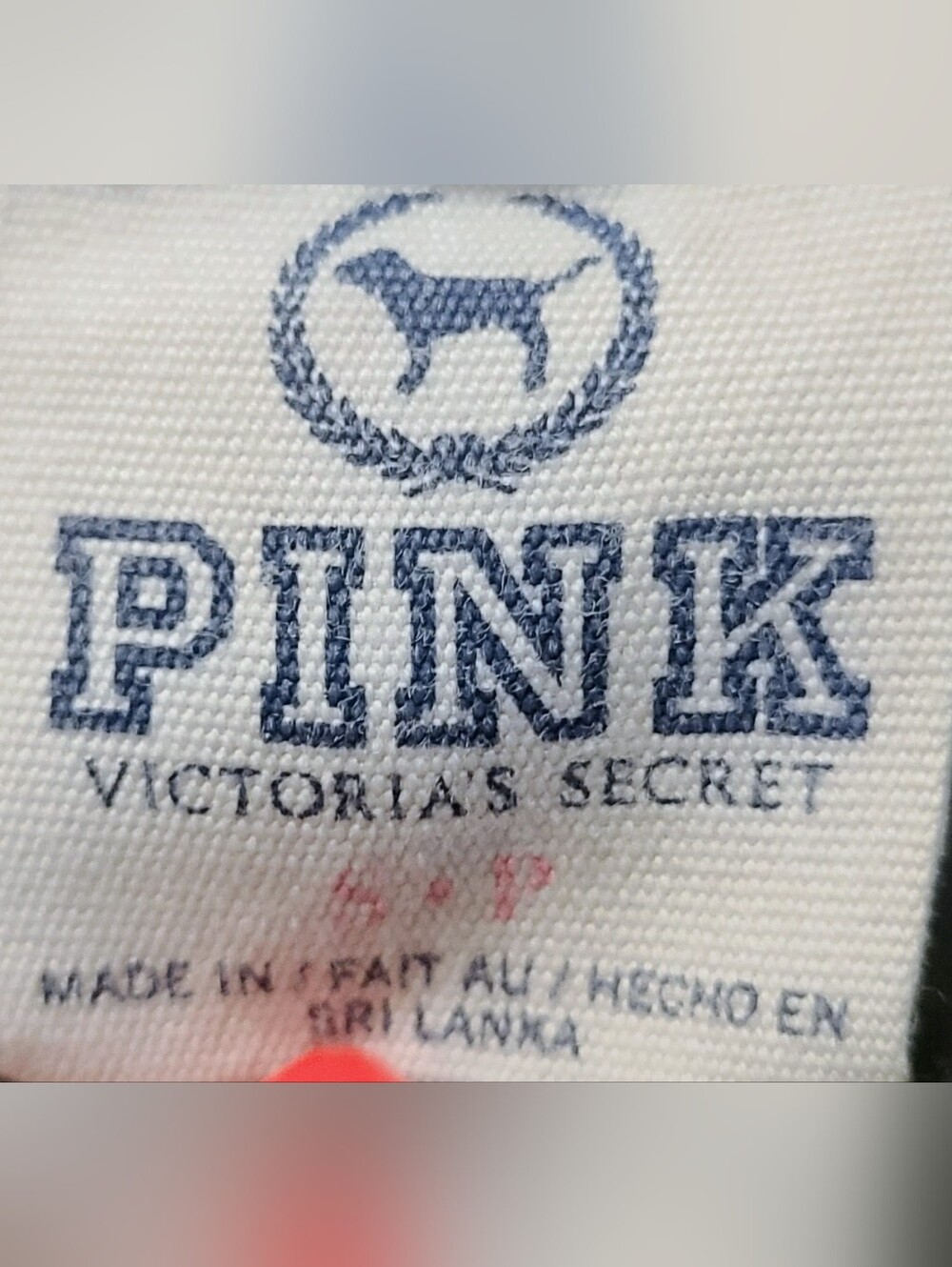 VS PINK Black Lounge Shorts Size S Vintage 86 Logo Discontinued - Picture 5 of 5